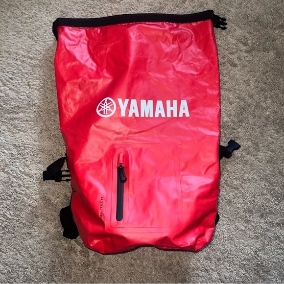 Stormtech Waterproof Red Backpack Hiking Kayaking Outdoors with Yamaha Logo 20L - Picture 6 of 13